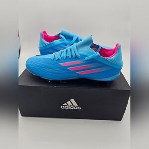 Adidas X Speedflow.1 FG J 'Sky Rush Team Shock Pink' Soccer Cleats